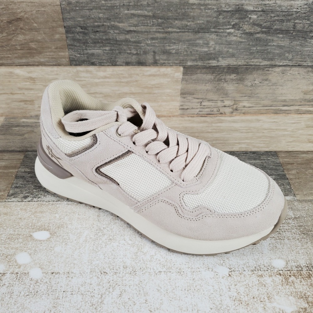 Kuru Apogee Womens 8.5 M Running Beige Mesh Lace Up Low Top Sneaker